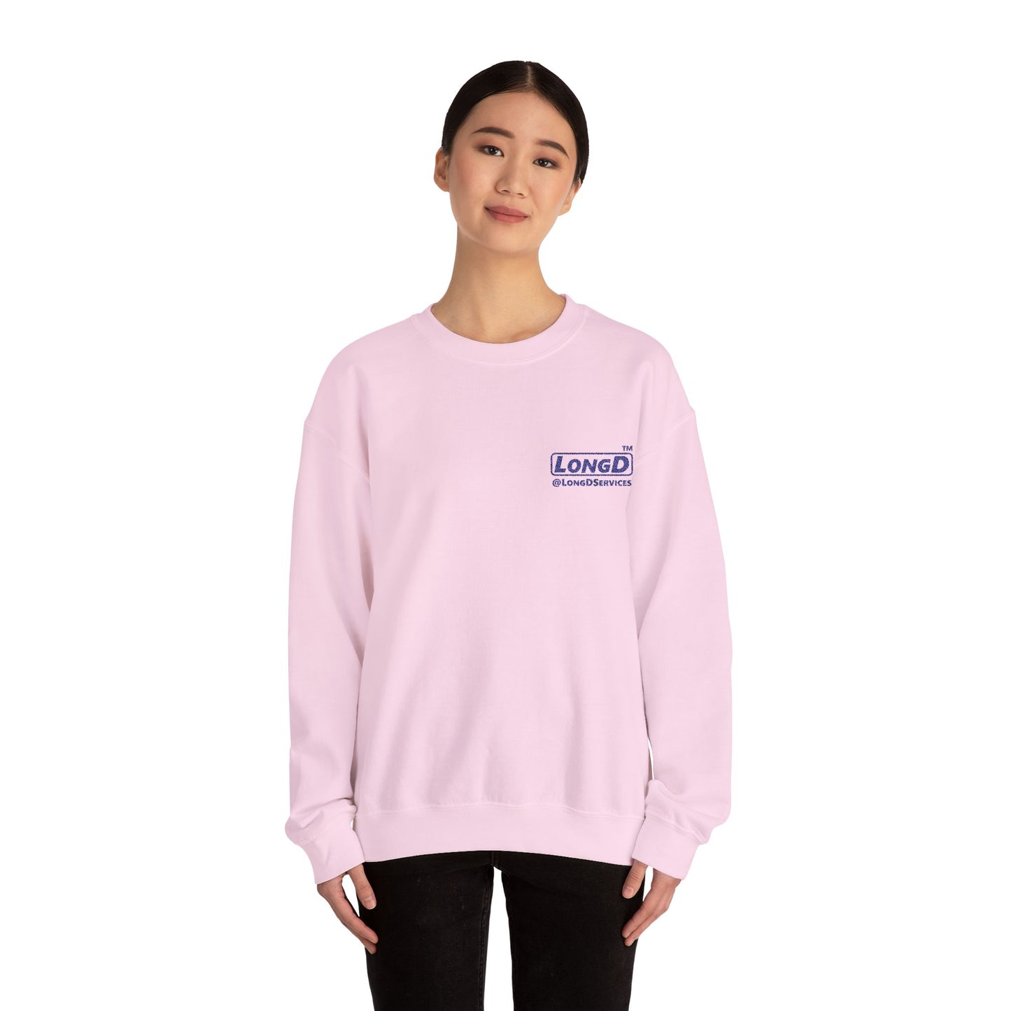 Embroidered Unisex Heavy Blend™ Crewneck Sweatshirt official basic logo