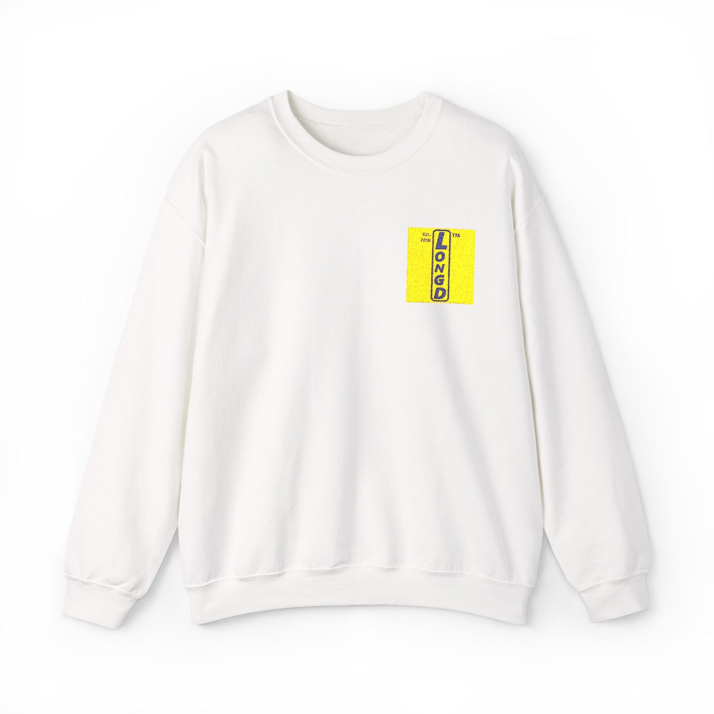 Embroidered Unisex Heavy Blend™ Crewneck Sweatshirt official logo upright