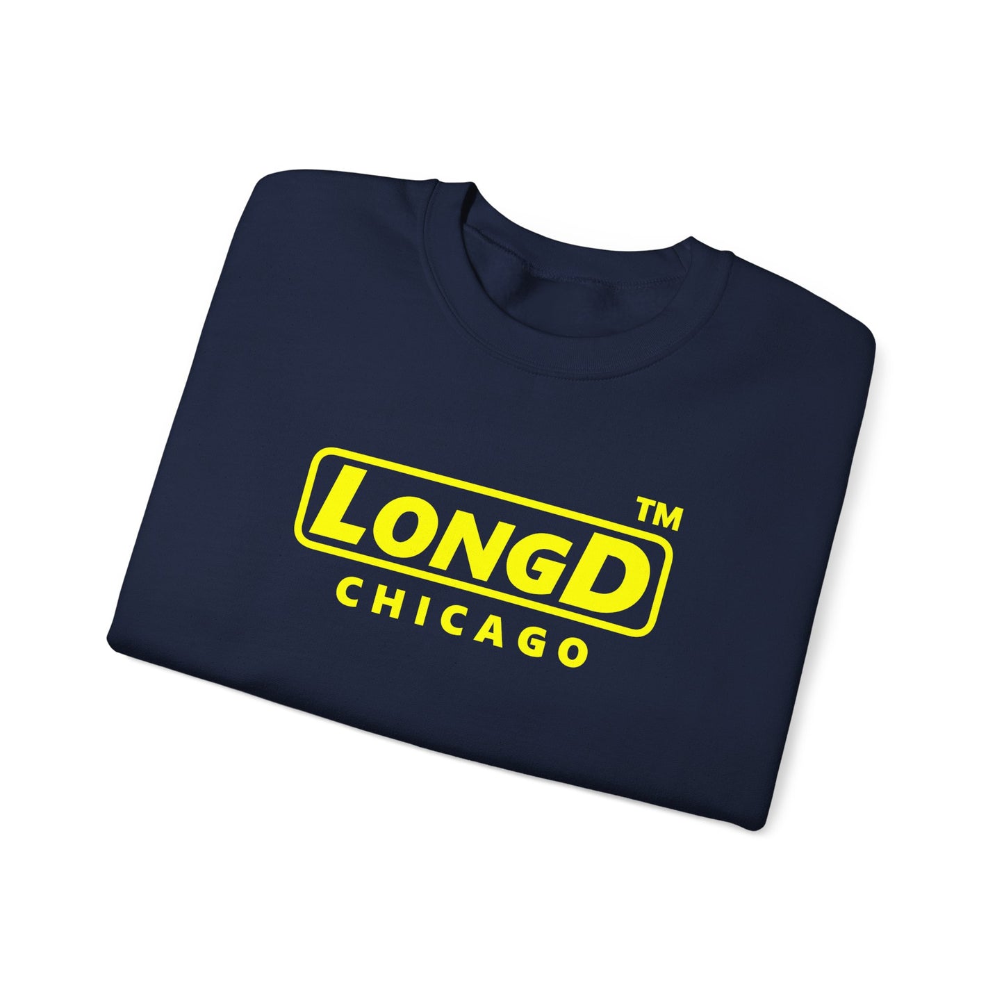 LongD reverse Chicago logo crewneck sweatshirt