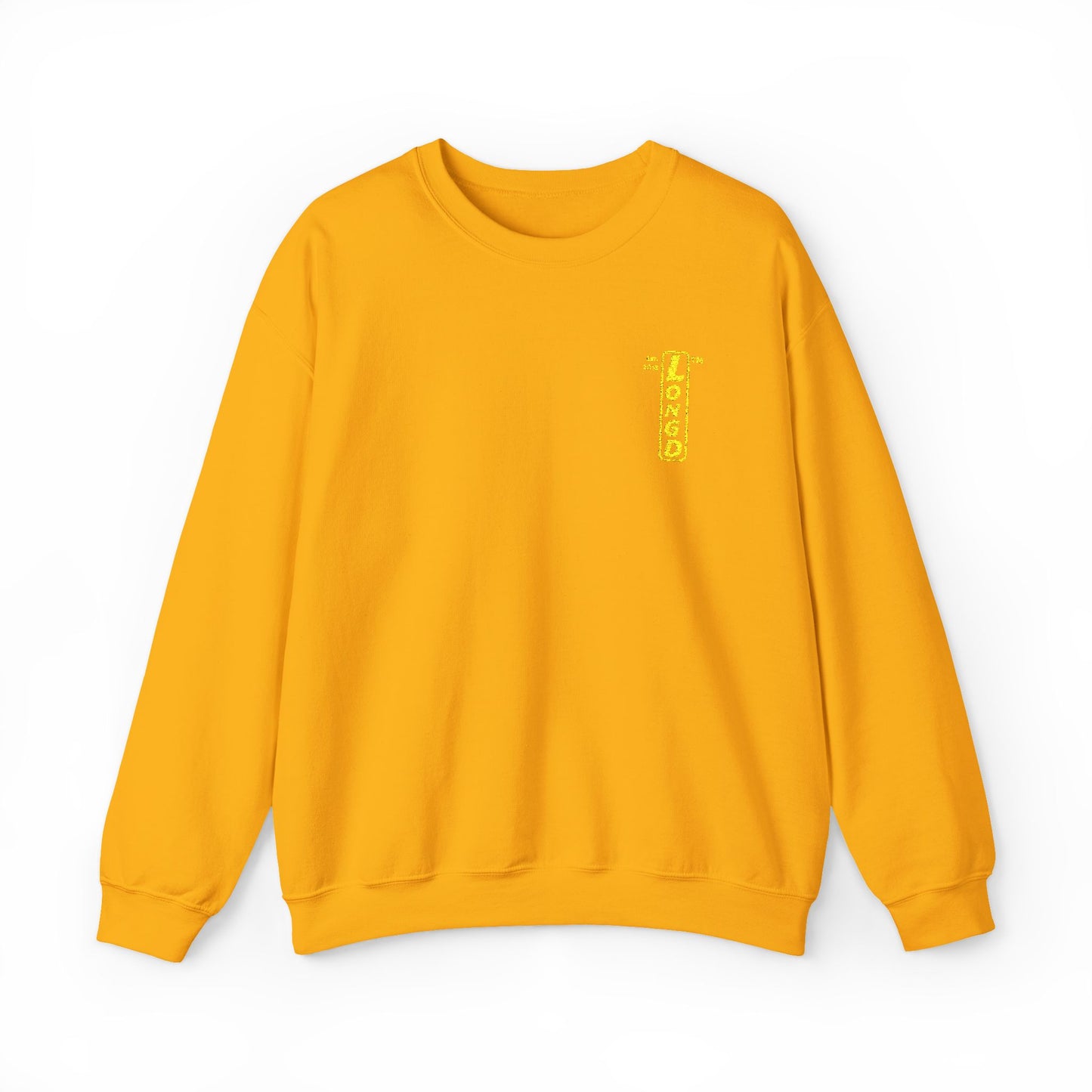 Embroidered Unisex Heavy Blend™ Crewneck Sweatshirt reverse basic logo upright