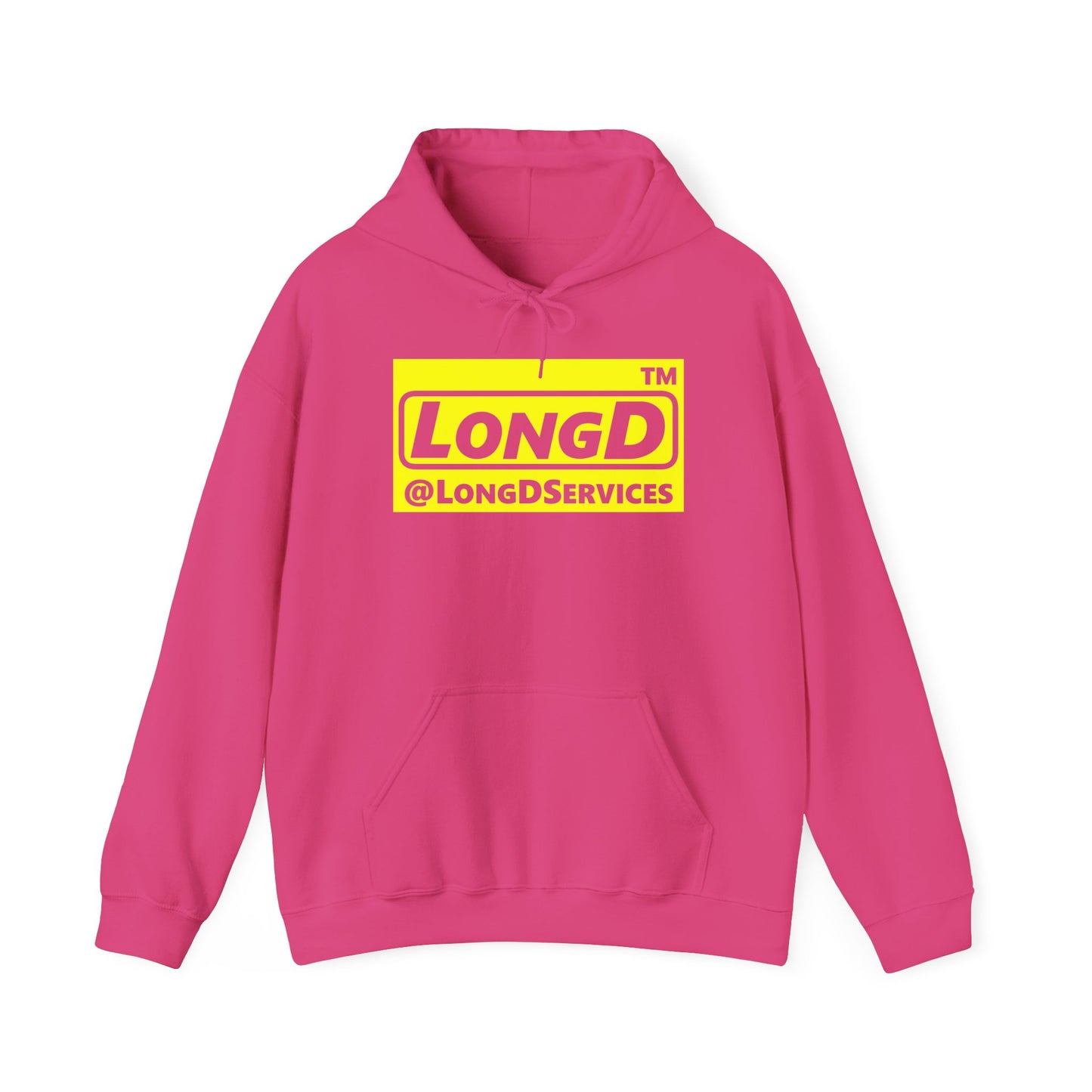 LongD® Logo (negative alternate Tag only version) Hoodie