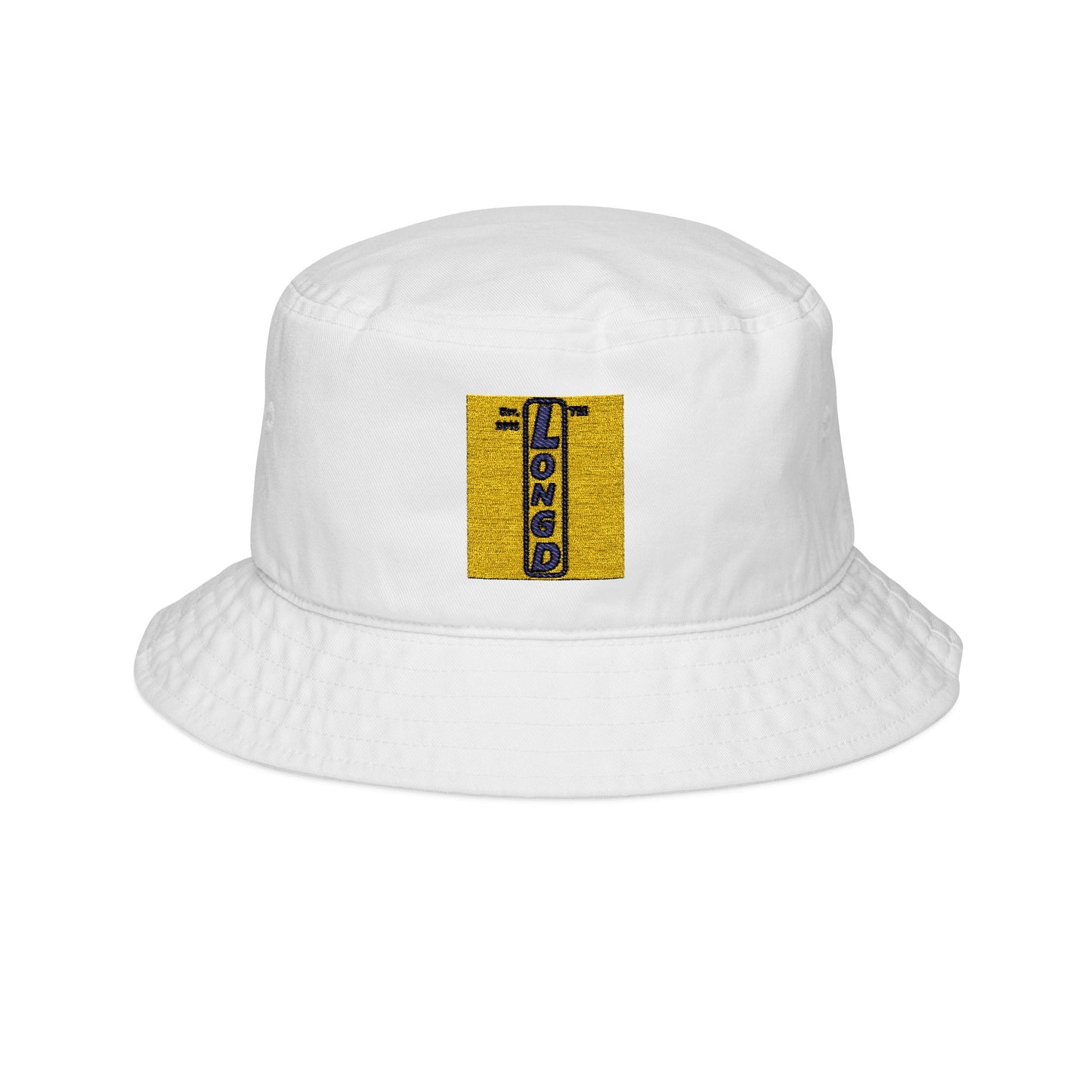Embroidered official upright logo bucket hat