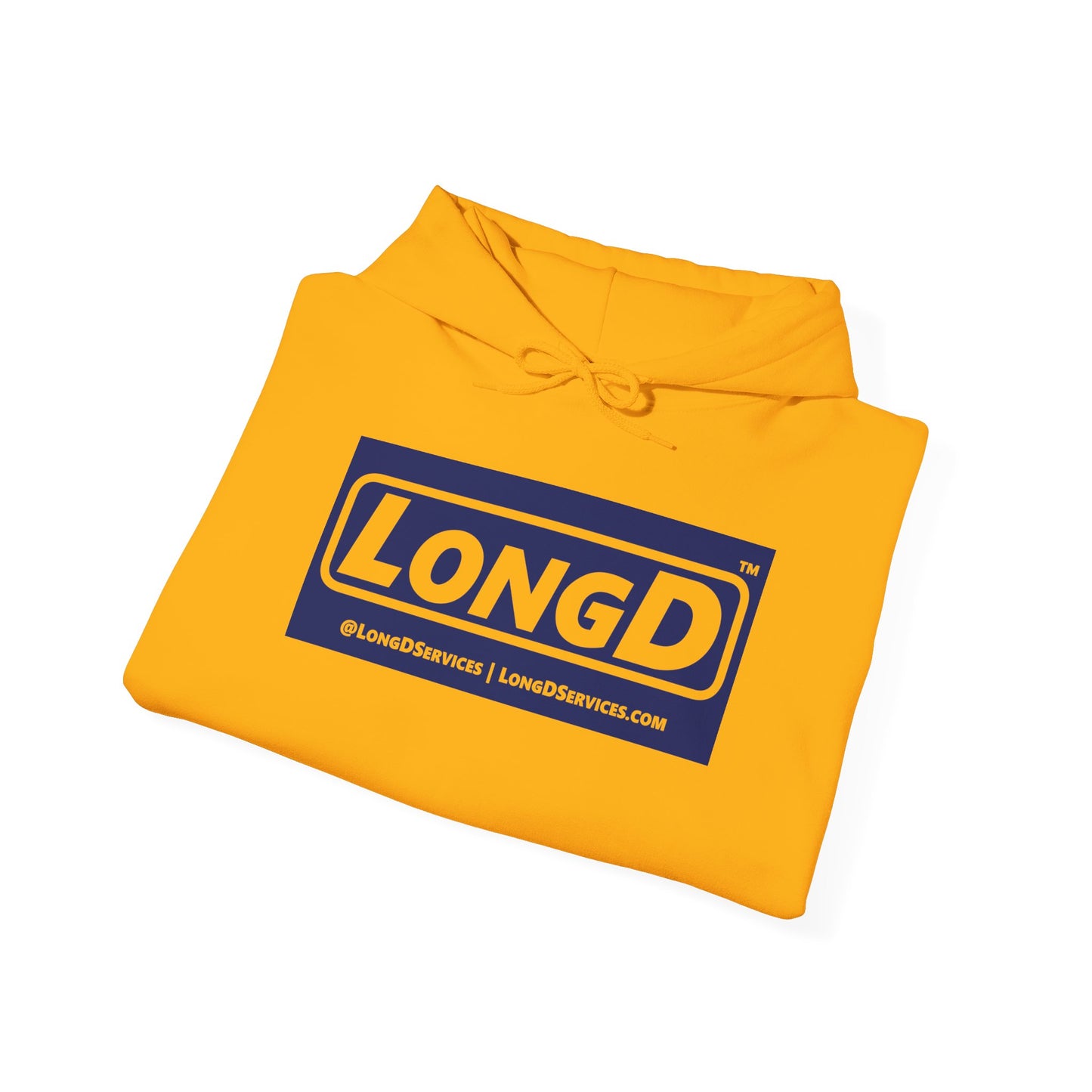 LongD® Logo Hoodie (negative text)