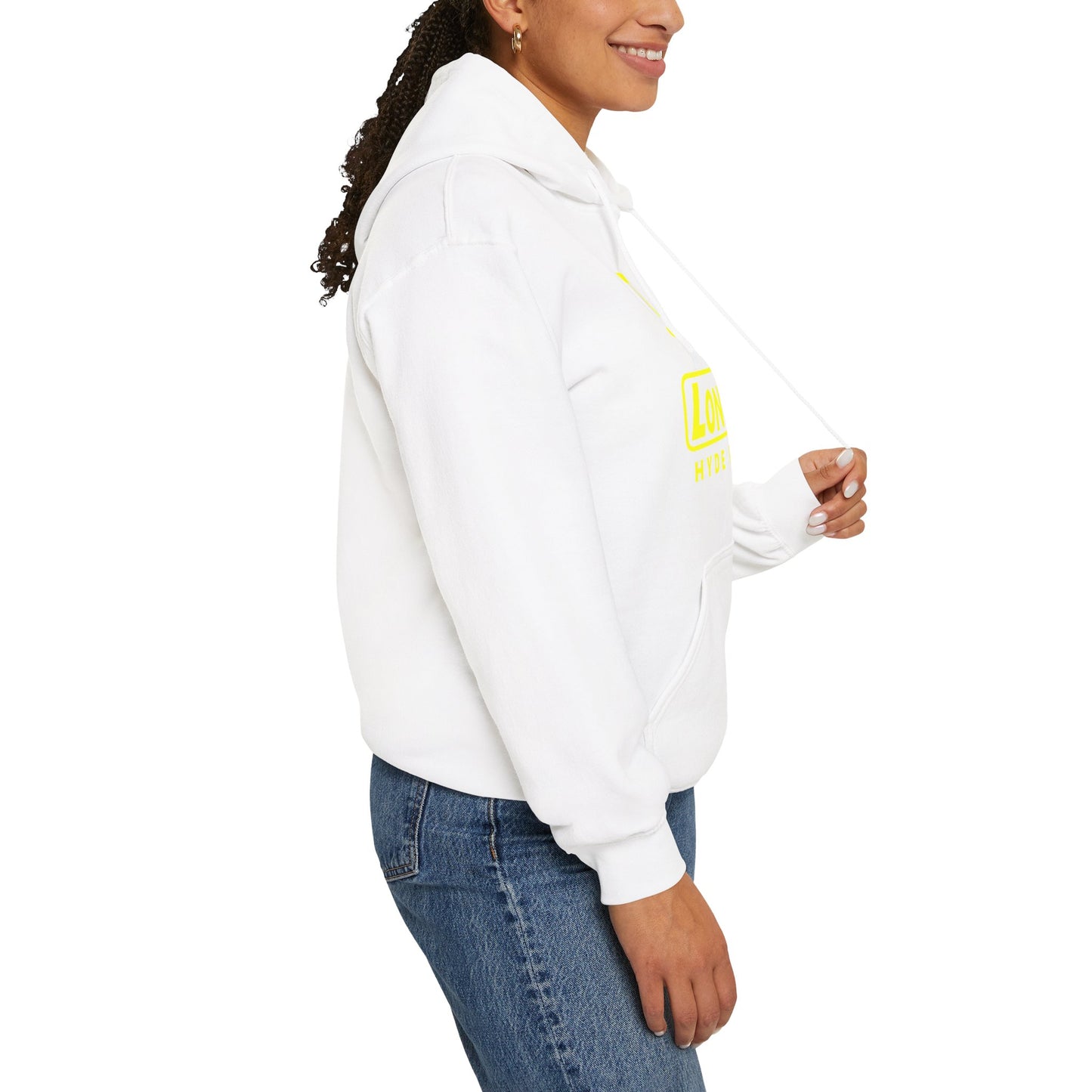 I Pumpkin LongD® Logo Hoodie yellow basic Hyde Park logo