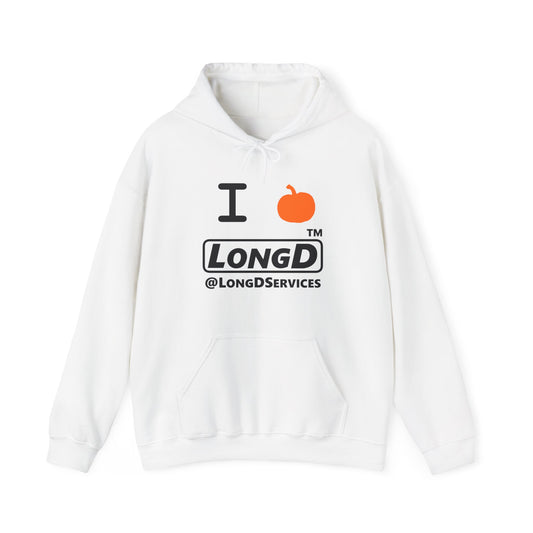 I Pumpkin LongD® Logo Hoodie black basic tag logo