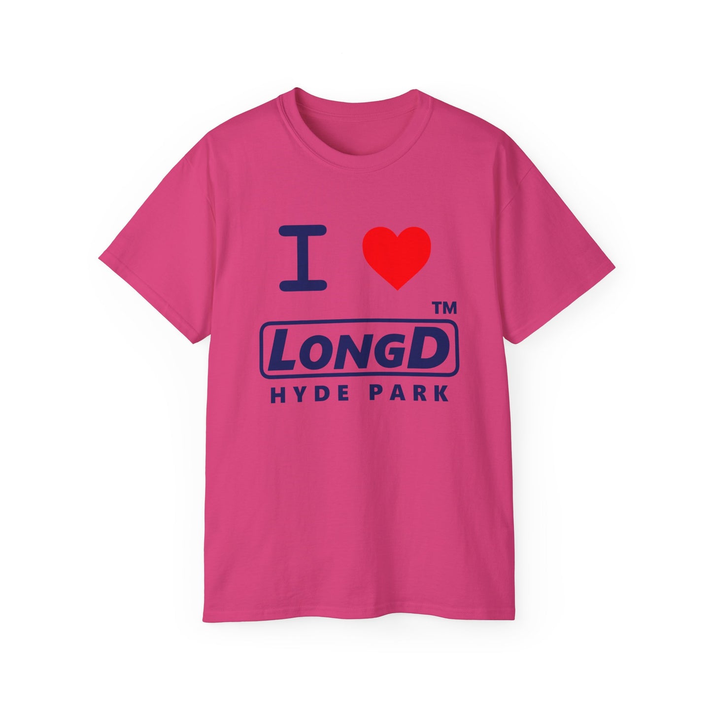 I Luv LongD® Logo Cotton Tee positive official basic Hyde Park logo