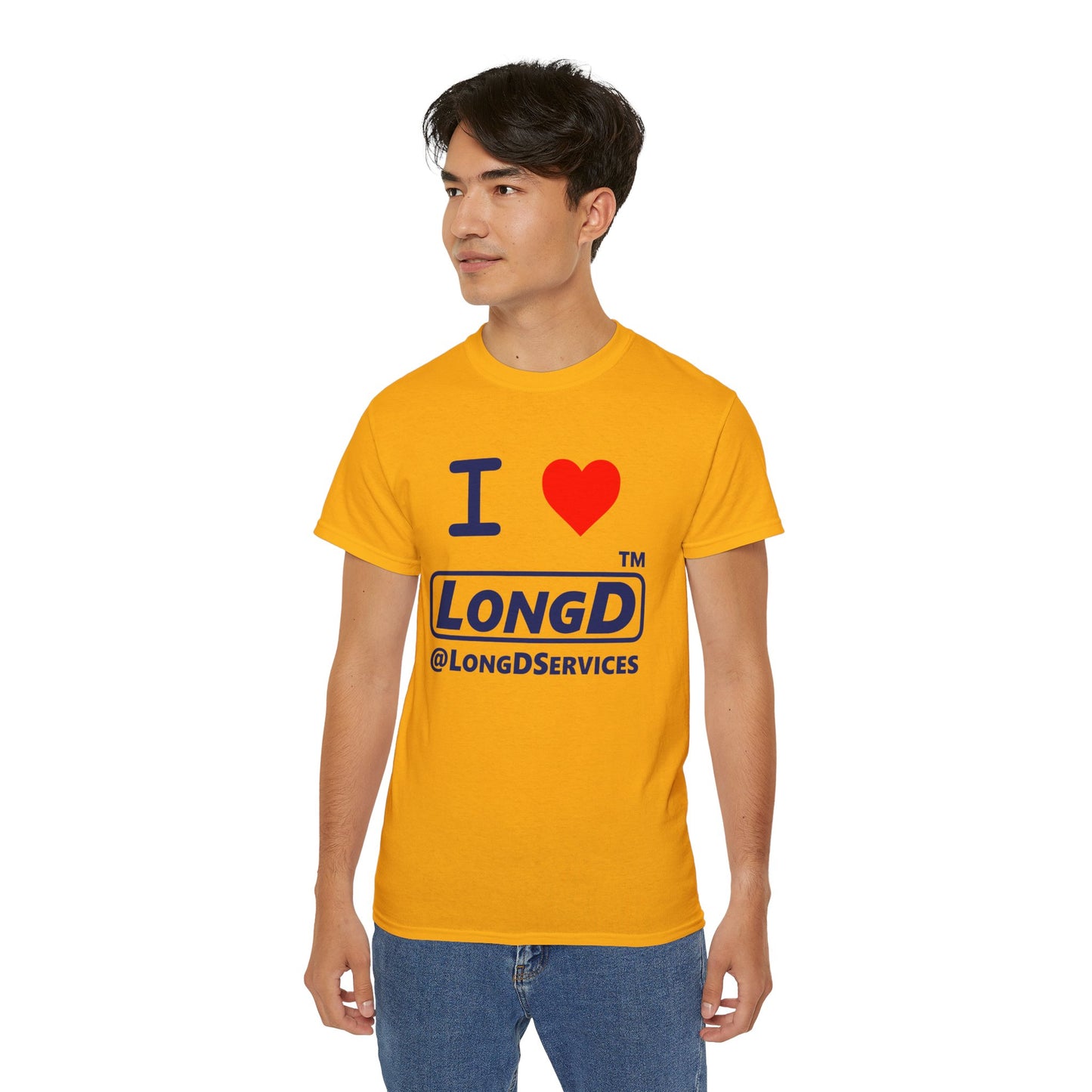 I Luv LongD® Logo Cotton Tee positive official basic logo