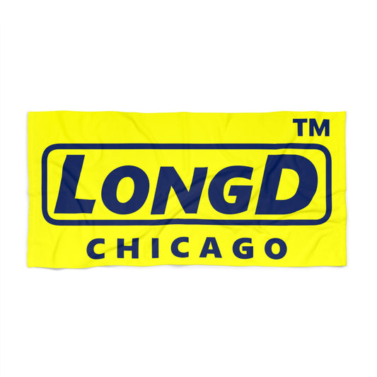 LongD Official Logo Chicago Beach Towel