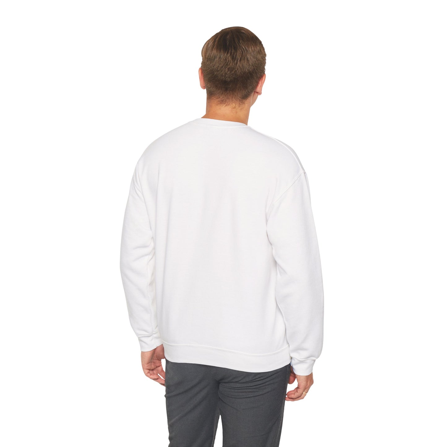 LongD positive vertical 6-striped Chicago logo crewneck sweatshirt (patriotic colors)