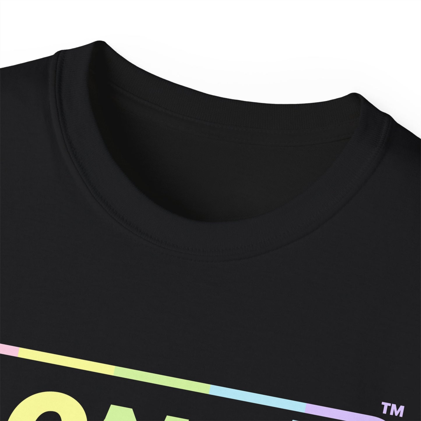 LongD® Logo Cotton Tee (Easter pastel spectrum in positive text)
