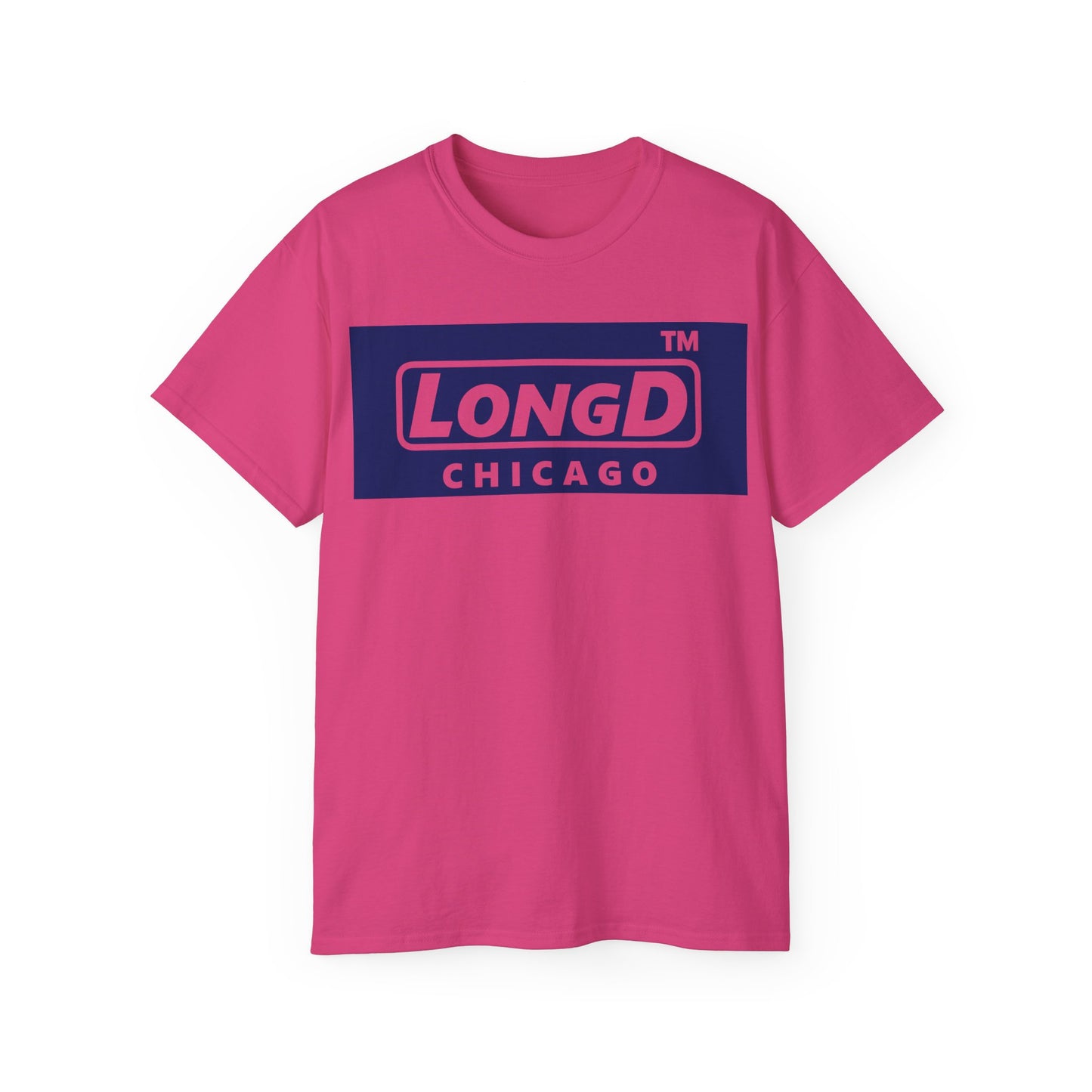 LongD® Logo Cotton Tee negative official basic Chicago logo
