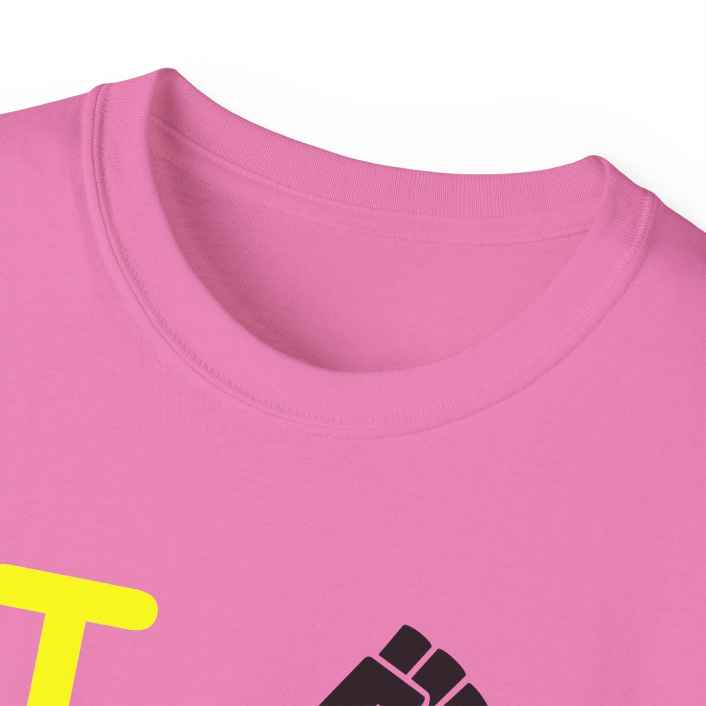 I Fist LongD® Alternate Logo Cotton Tee Juneteenth black fist