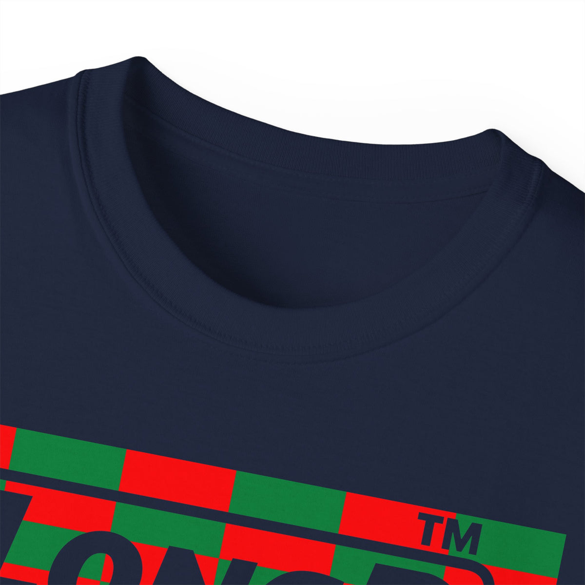 LongD Chicago negative tiled logo (Xmas colors) cotton tee