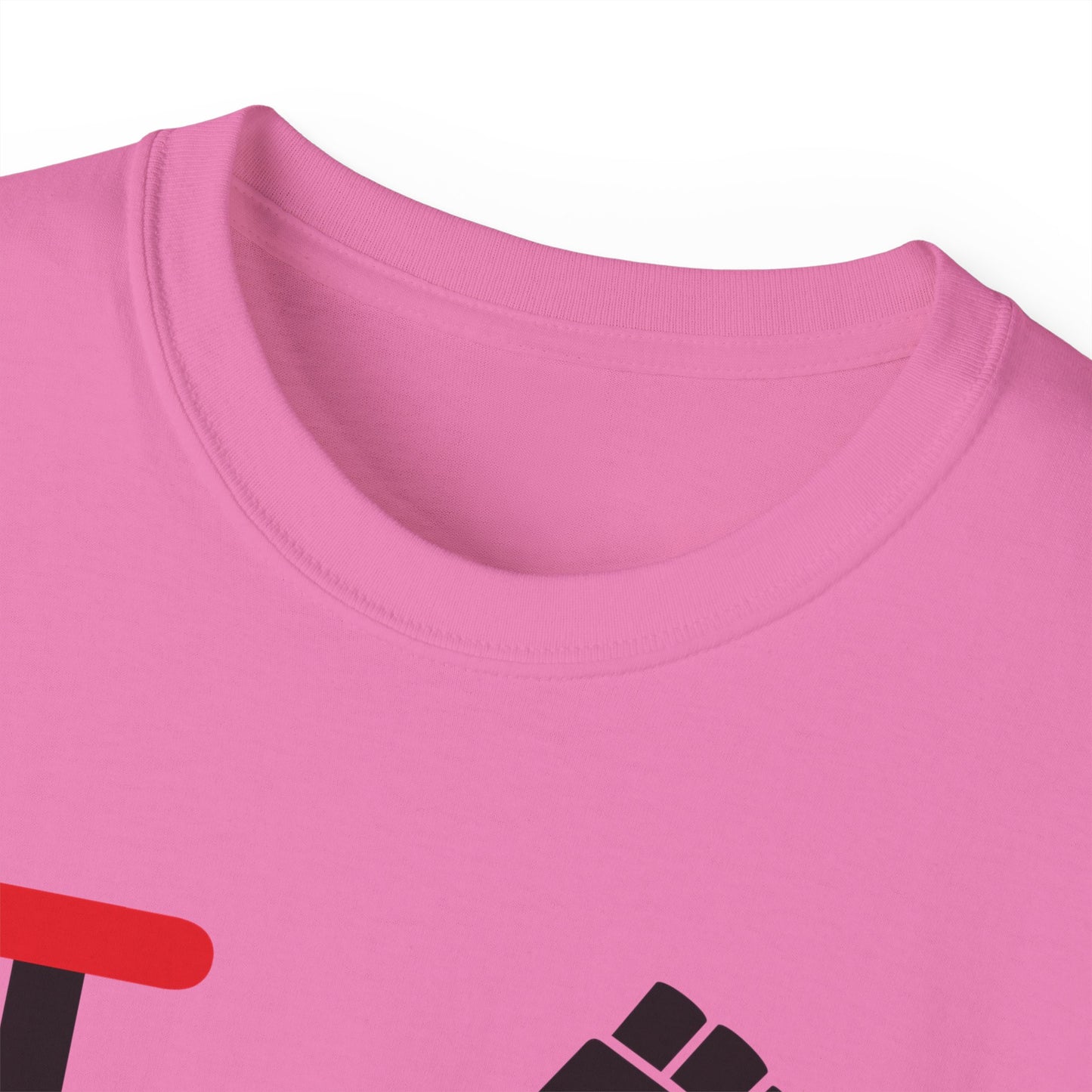 I fist LongD positive flag Chicago logo cotton tee