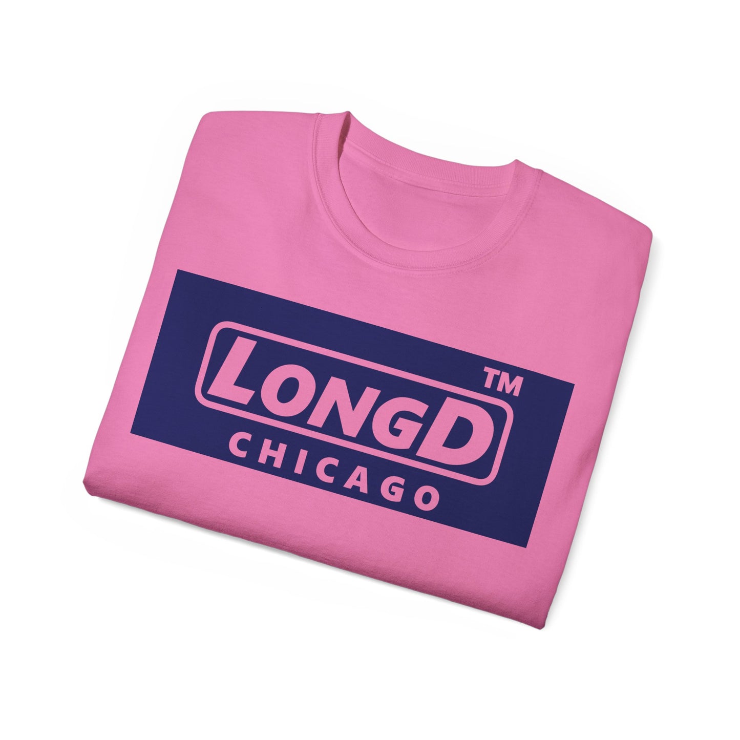 LongD® Logo Cotton Tee negative official basic Chicago logo