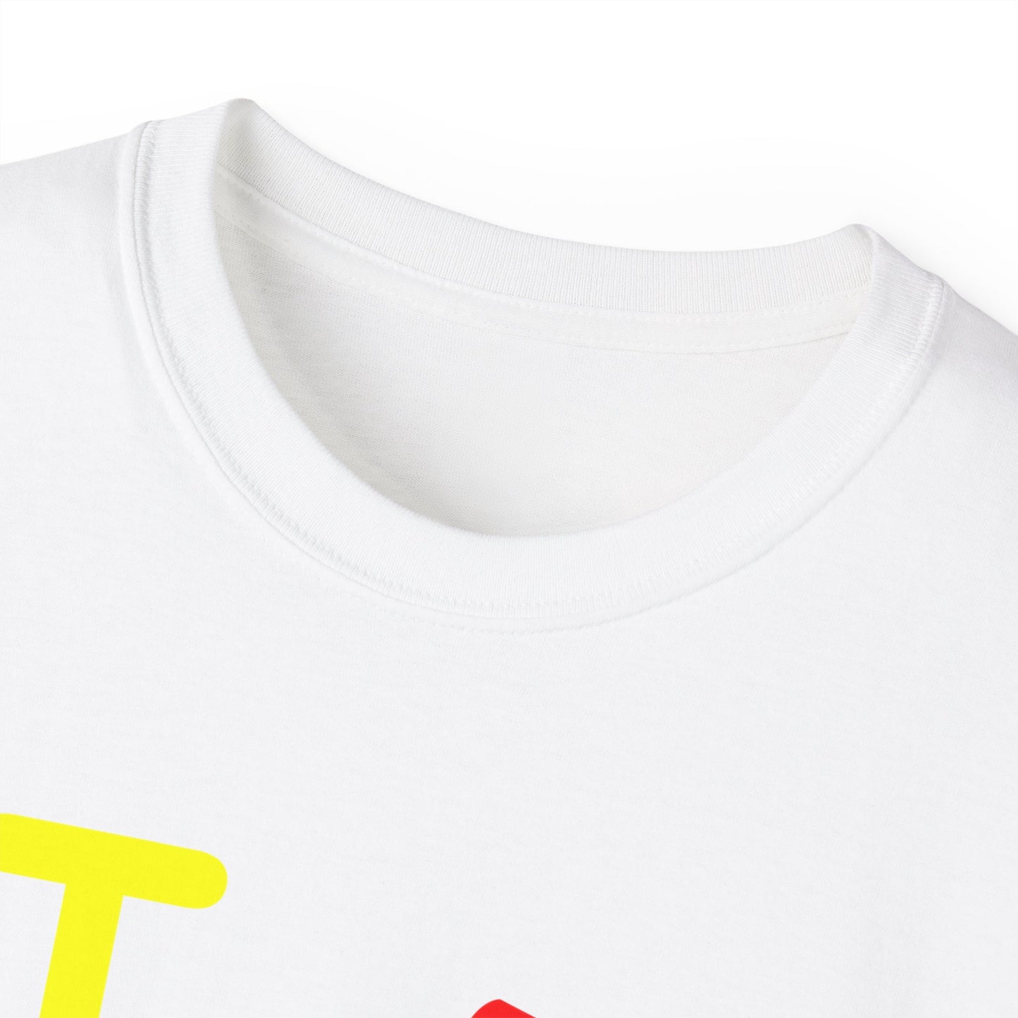 I Firecracker LongD® Reverse Logo Cotton Tee Red firecracker (no blue or white)