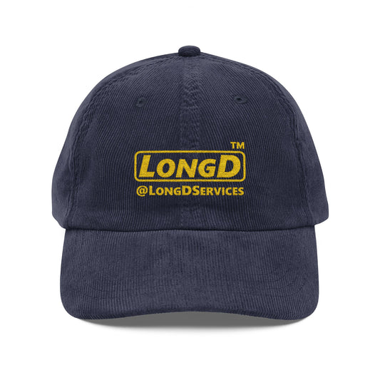Embroidered Corduroy Cap Alternate basic logo