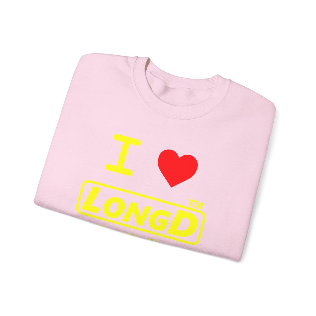 I Luv LongD Tag-domain positive alternate basic logo crewneck sweatshirt