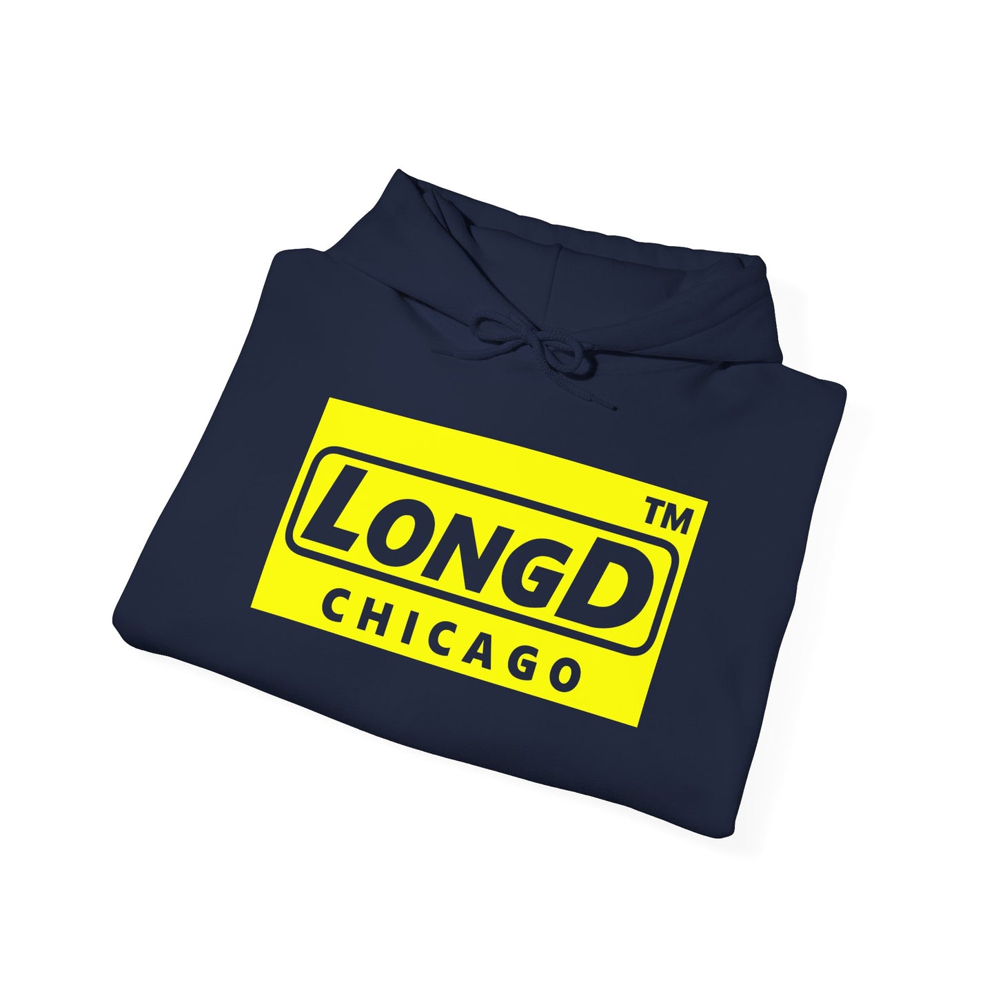 LongD® Logo (negative alternate Chicago version) Hoodie