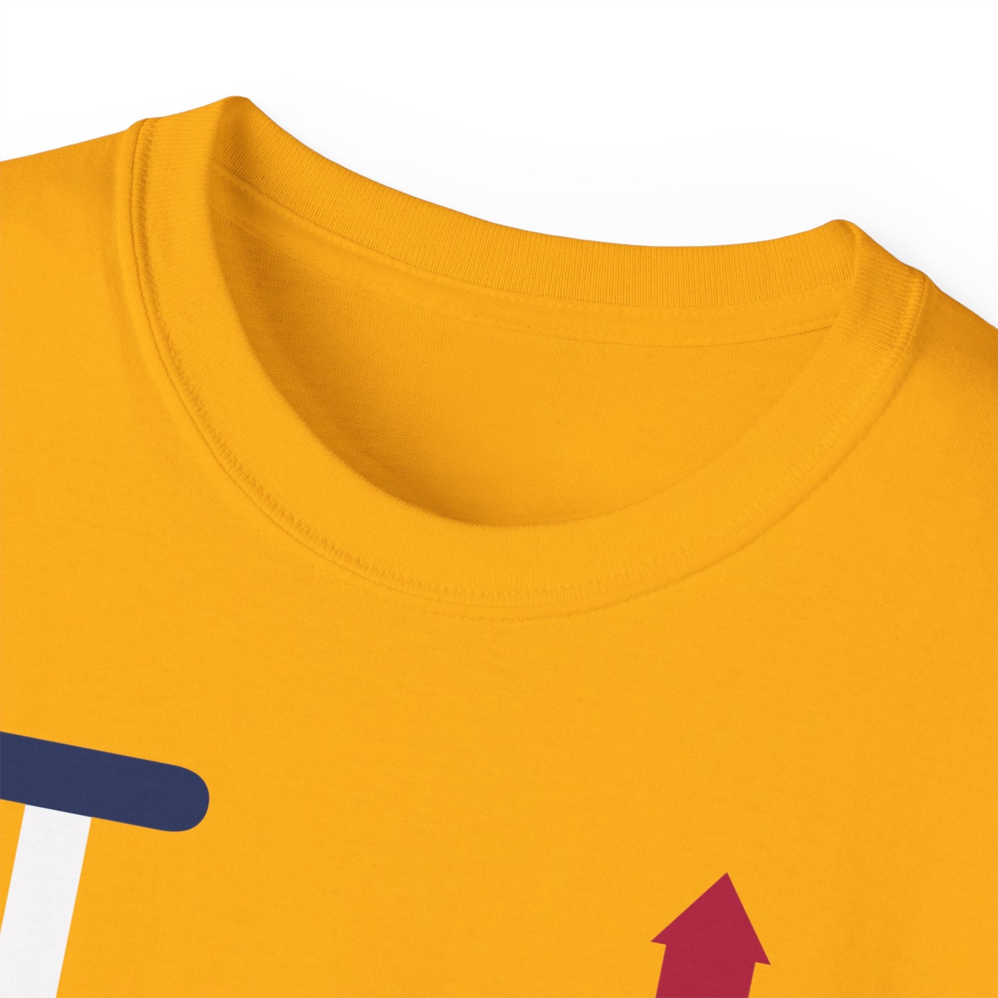 I firecracker LongD negative flag Hyde Park logo cotton tee