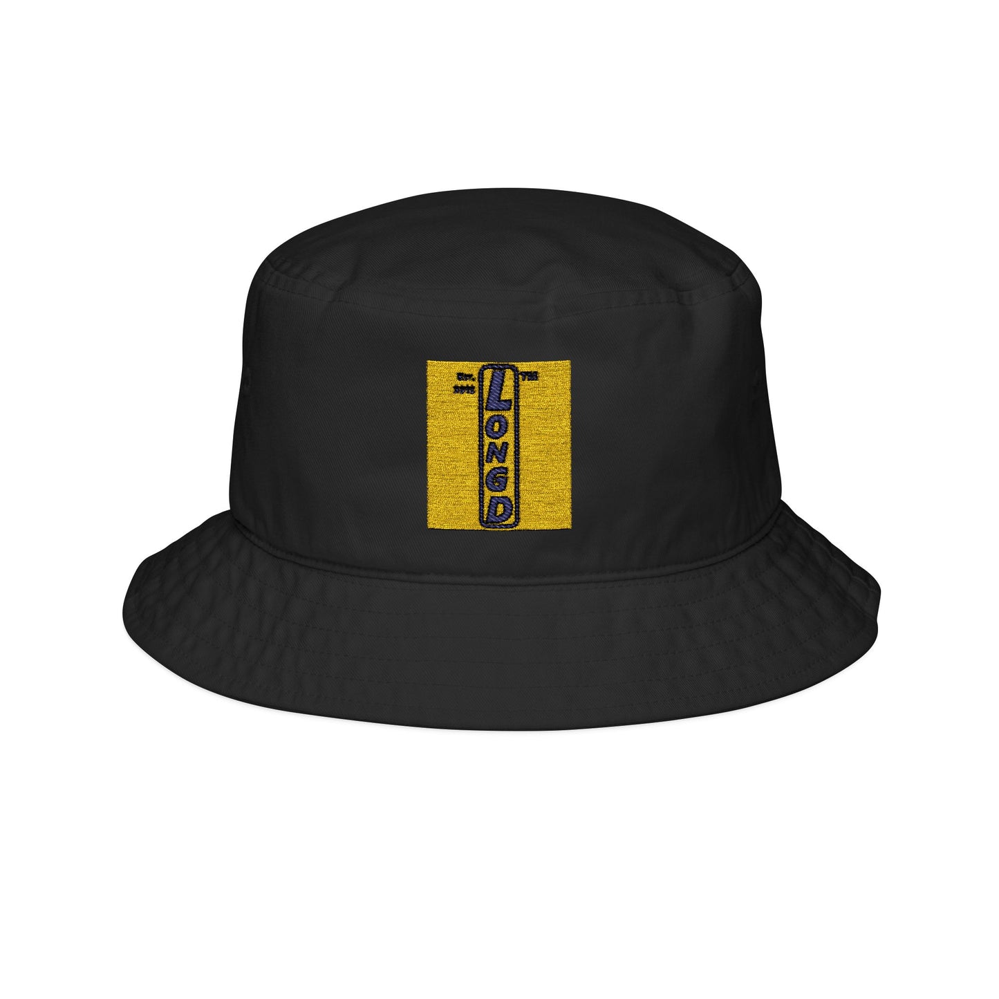 Embroidered official upright logo bucket hat
