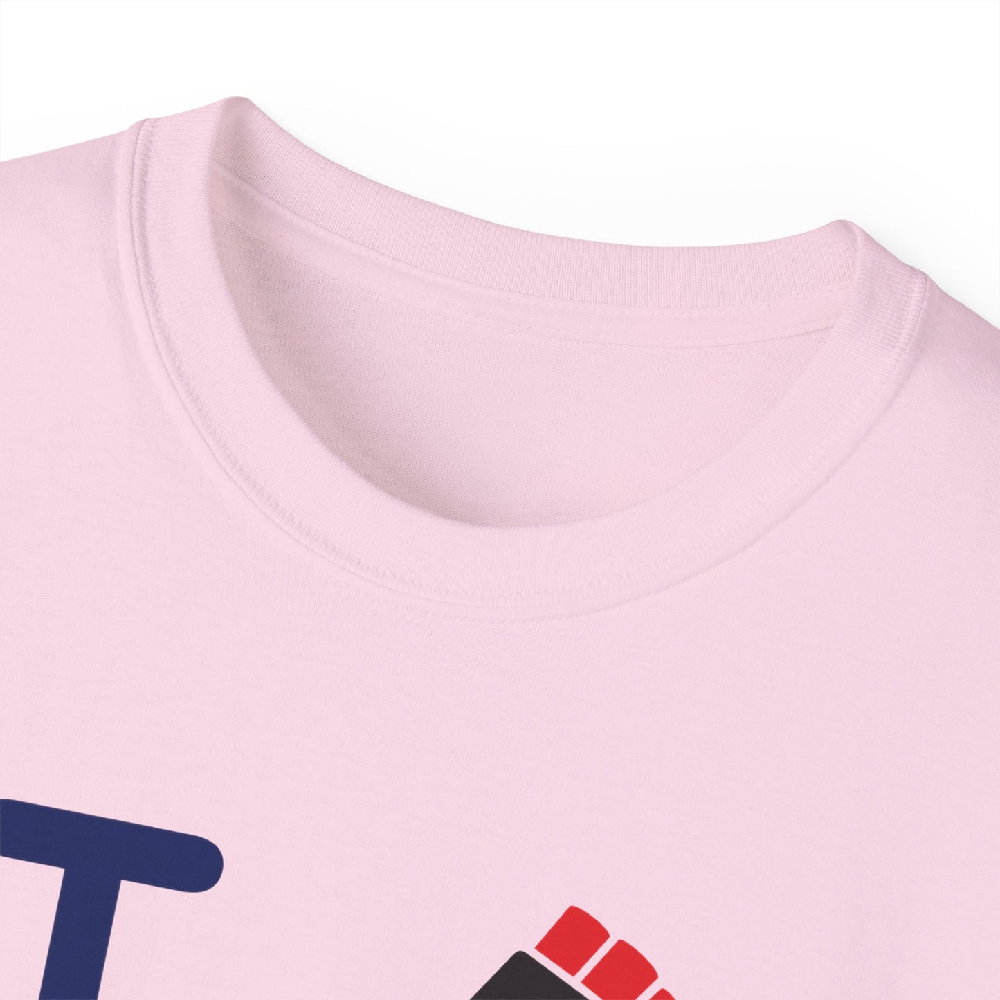I Fist LongD® Official Logo Cotton Tee Juneteenth multicolored fist